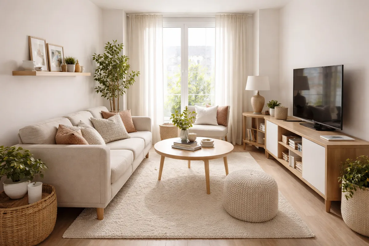 How to organize a small living room with limited space