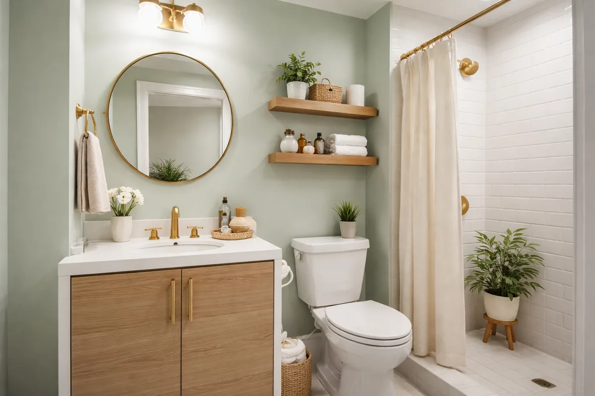 How to choose the right paint color for a small bathroom