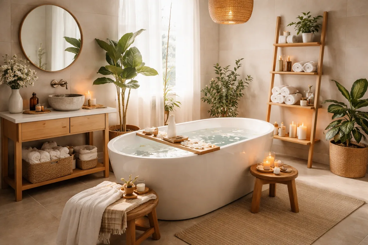 How to create a spa-like atmosphere in your bathroom